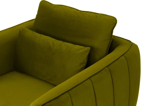 Кресло Amsterdam ОГОГО (арт.468468), (Ткань/Желтый)