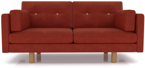 Диван Arsko Ингвар М терракотовый велюр