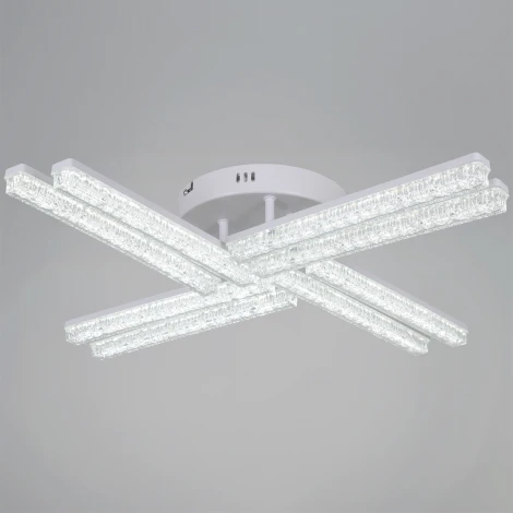 Потолочная люстра светодиодная на штанге с регулировкой цветовой температуры, яркости и ночным режимом Reluce 58290-0.3-08 WH