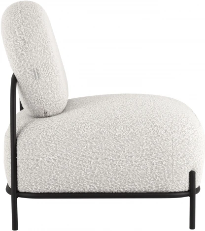 Кресло Stool Group Стоун ткань букле молочный УТ000036909