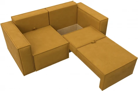 Диван прямой Куба мини Лига Диванов (Велюр) арт.126592