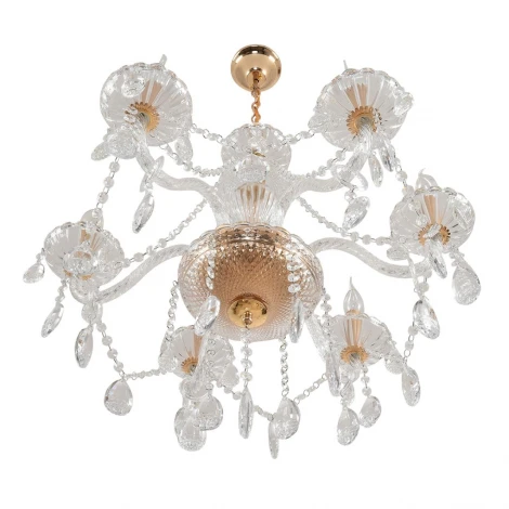 Люстра подвесная Lumion Alissa 8376/6 золото/прозрачный, металл/хрусталь E14 6*40W 220V