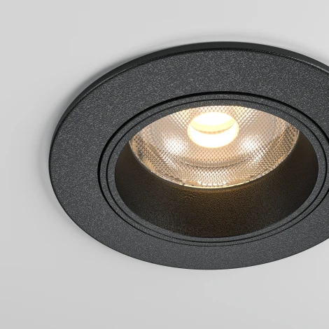 Встраиваемый светильник светодиодный Maytoni Focus Led DL125-L12-3K-B (220V, круглые)