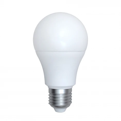 Лампочка светодиодная груша белая E27 9W 4000K Uniel LED-A60-9W/4000K/E27/FR/RA95 PLK01WH