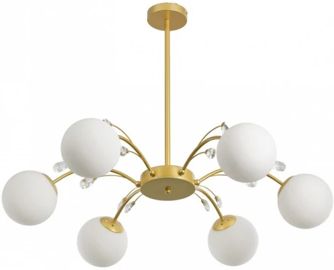 Потолочная люстра на штанге Arte Milano Neapol-71069 273802/6 GD (220V, шар)