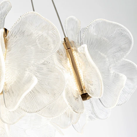 Подвесная люстра светодиодная Modelux ML.6222.650 CP