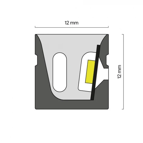 Гибкий неон 12x12 24В 14,4Вт/м RGB IP67 5м Maytoni 432024