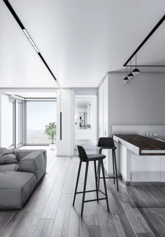 Трековый светильник Maytoni Track lamps TR003-1-30W3K-B (LED, 220V)