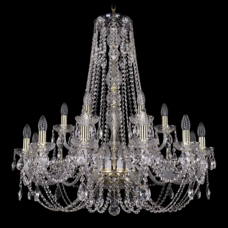 Подвесная люстра Bohemia 1406 1406/12+6/300/h-90/G