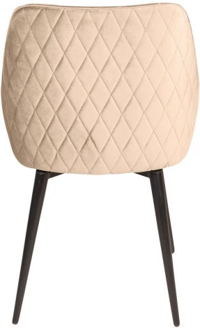 Стул Neo ромб, поворотный на 360 градусов, бархат бежевый 5 /опора конус Top Concept арт.22052