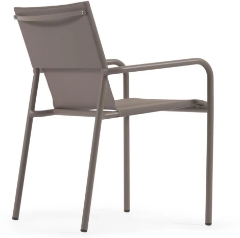 Zaltana Алюминиевый стул для улицы, окрашенный в коричневый матовый цвет La Forma (ex Julia Grup) арт.117352