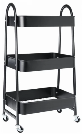 Стеллаж Zenith Echo Hesby (Черный/Металл) арт.HSBI_CS01