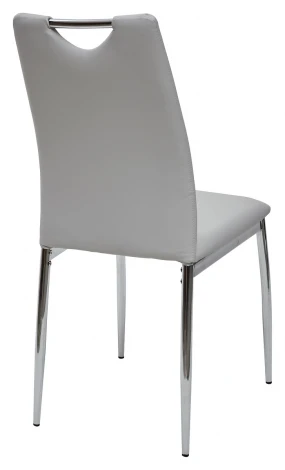Обеденный стул M-City COMFORT 999 PU#613 светло-серый, экокожа