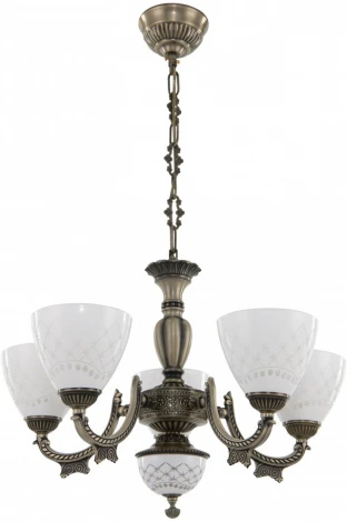 Подвесная люстра Arte Milano AM343837 343837/5 AB (220V, на цепи)