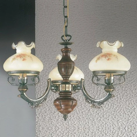 Подвесная люстра в виде керосиновой лампы L.2812/3 Reccagni Angelo 2812 L 2812/3