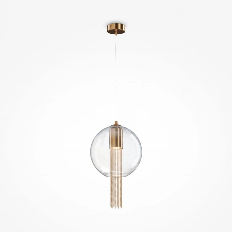 Подвесной светильник Maytoni Flusso P095PL-01BZ1 (на проводе, шар)