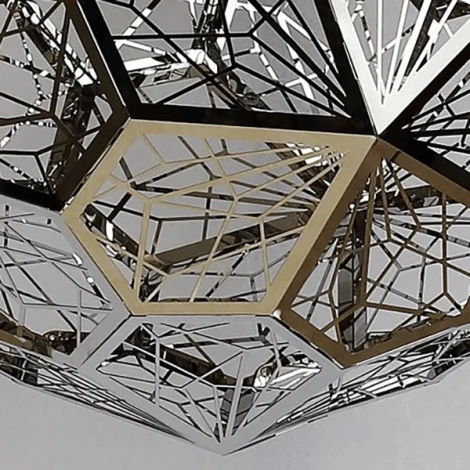 Подвесной светильник Etch Web Gold Imperiumloft 40,019 (73597-22) (220V, на проводе, шар)