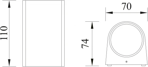 Архитектурная подсветка светодиодная IP65 Natural Concepts Dwell NC-013332-SB (220V)