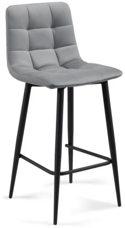Полубарный стул Notta Чилли К темно-серый / черный 502079