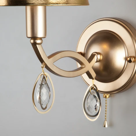 Настенный светильник Eurosvet Salita 60091/1 перламутровое золото