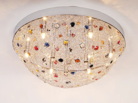 Потолочная люстра Abrasax HYX10179-10CR (220V, круглые)