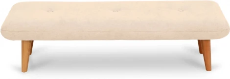 Банкетка Loa ОГОГО (арт.649409), (Велюр/Бежевый)