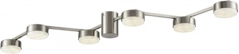 Потолочная люстра Lumion Sanata 8116/6C никель, металл LED GX53 6*7W 220V