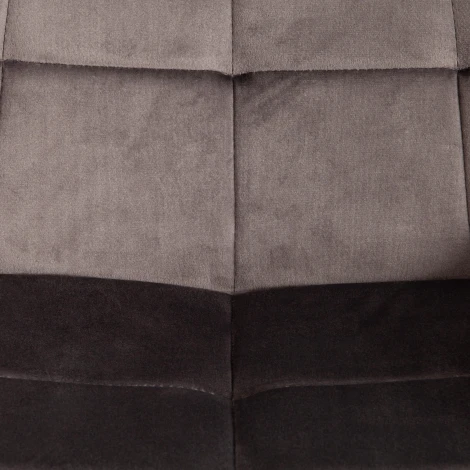 Стул ABRUZZO (mod. 8060) металл/вельвет, 52 х 63 85 см, светло-серый (HLR 24)/черный Tetchair 19232