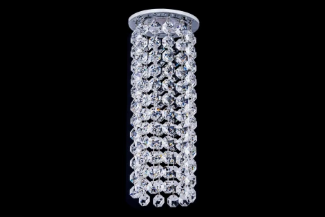 Встраиваемый светильник хрустальный Dio D'Arte Osimo Nickel GU10.5.14.8.709 N