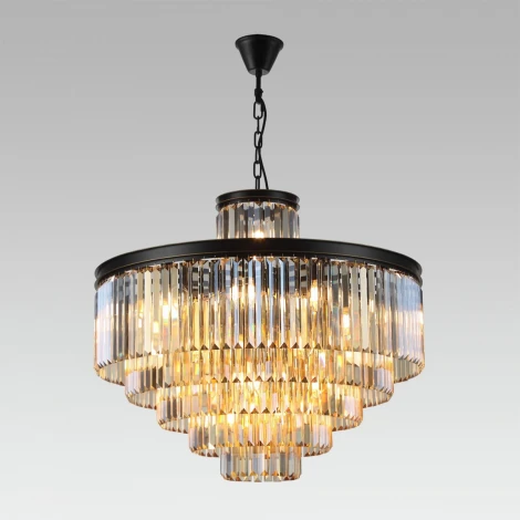 Подвесная люстра Citilux Мартин CL332152 (220V, хрусталь, на цепи, круглые)