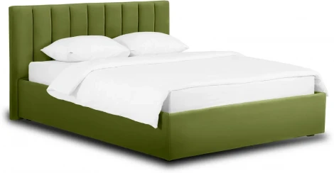 Кровать Queen Sofia 1600 Lux ОГОГО (арт.671738), (Ткань/Зеленый)