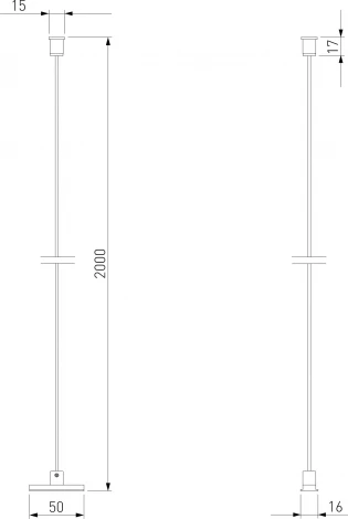 Набор для подвеса Titan Line титан Elektrostandard Line Magnetic 85226/00