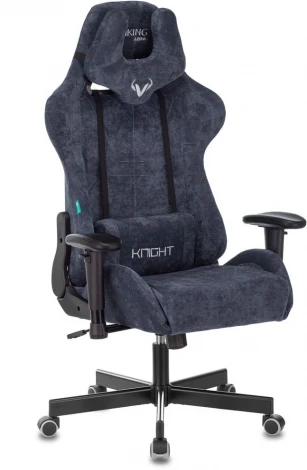 Кресло игровое Бюрократ VIKING KNIGHT LT27 FABRIC синий Stool Group арт.УТ000003151