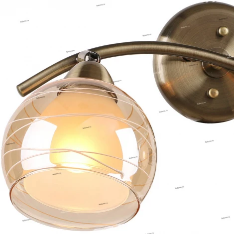 Настенно-потолочный светильник IDLamp Lia 844/2PF-Oldbronze