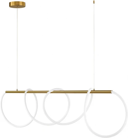 Подвесной светильник светодиодный с гибким неоном Loft It Thread 10388P/B Brass (220V, на тросе)