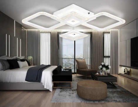 Потолочная люстра Ambrella ACRYLICA FA4281 (LED, 220V, пульт управления)