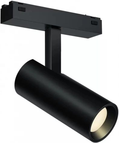 Трековый светильник магнитный 48V iLedex Vision48/25 SMART 4825-042-D55-18W-38DG-BK (регулировка яркости, управление смартфоном, умный дом - Алиса, круглые)