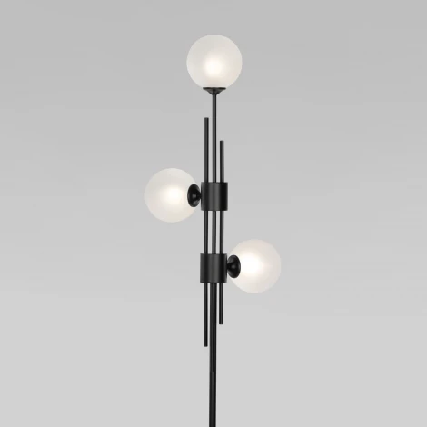 Торшер Eurosvet Volver 01383/3 черный (220V, выключатель, шарики)