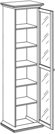 Шкаф однодверный ОГОГО 331338