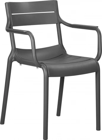 Стул обеденный DOBRIN TIM ARM (темно-серый (GR-04))