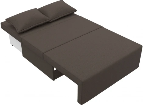 Диван прямой Лагуна (Коричневый/Рогожка) Лига Диванов арт.125931