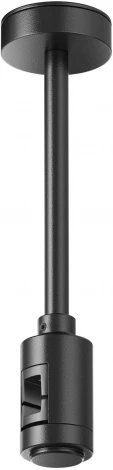 Крепление потолочное Short одинарное 138мм Flarity черный Maytoni Accessories for tracks Flarity TRA156С-SL1-B (24V)