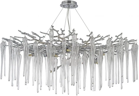 Подвесная люстра Dio D`arte Tavenna Nickel Tavenna H 1.5.100.101 N (220V, хрусталь, на тросе)