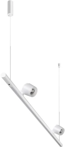 Светильник подвесной диммируемый (сенсер) Novotech Fermo 359308 OVER белый LED 14W+14W 4000K 220V (регулировка яркости, сенсорный выключатель, на тросе)