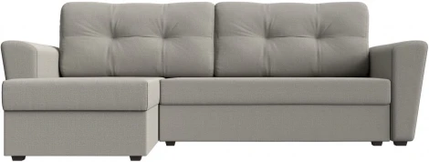 Диван угловой Амстердам Лайт левый угол (Бежевый/Рогожка) Лига Диванов арт.121167L