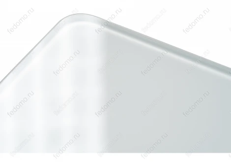 Стеклянный стол Джофри белый / венге светлый