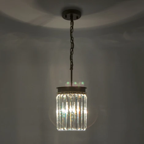 Подвесной светильник Citilux Мартин CL332011 (220V, хрусталь, на цепи, круглые)