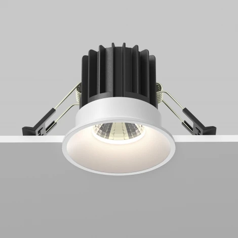 Встраиваемый светильник Maytoni Round DL058-7W4K-W (LED, 220V, круглые)