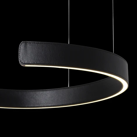Подвесной светильник Loft IT Ring 10025/400 Black (LED, 220V, на тросе, кольцо)