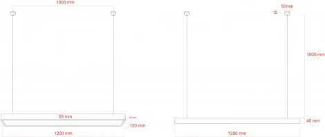 Подвесной светильник светодиодный ЭРА SPO-114-W-40K-036 d (220V, на тросе, IP40)